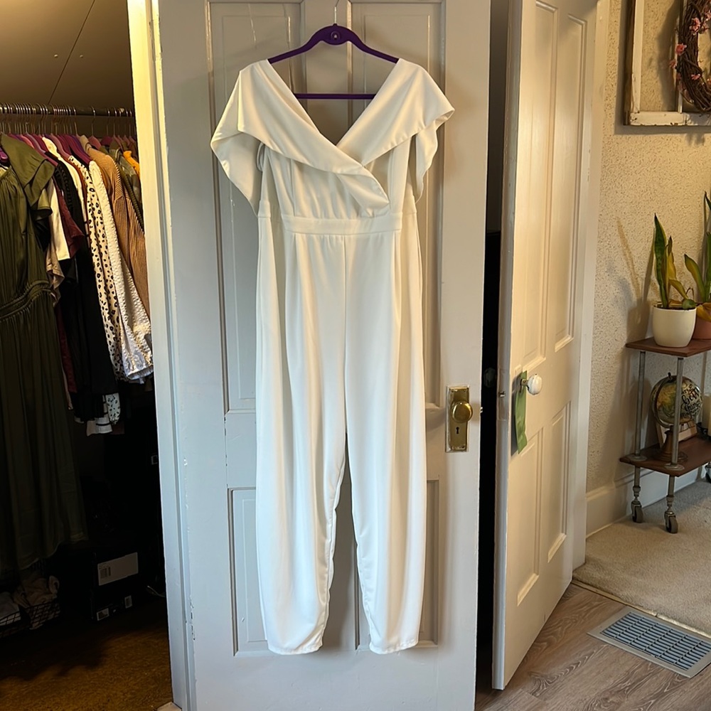 White Jump Suit